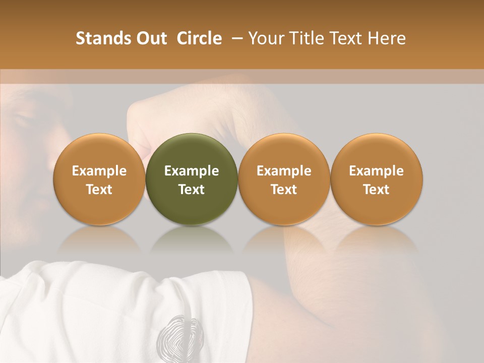 Strong Boxing Male PowerPoint Template