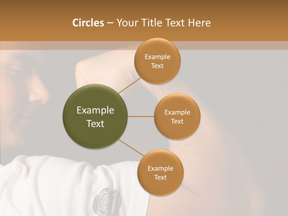 Strong Boxing Male PowerPoint Template