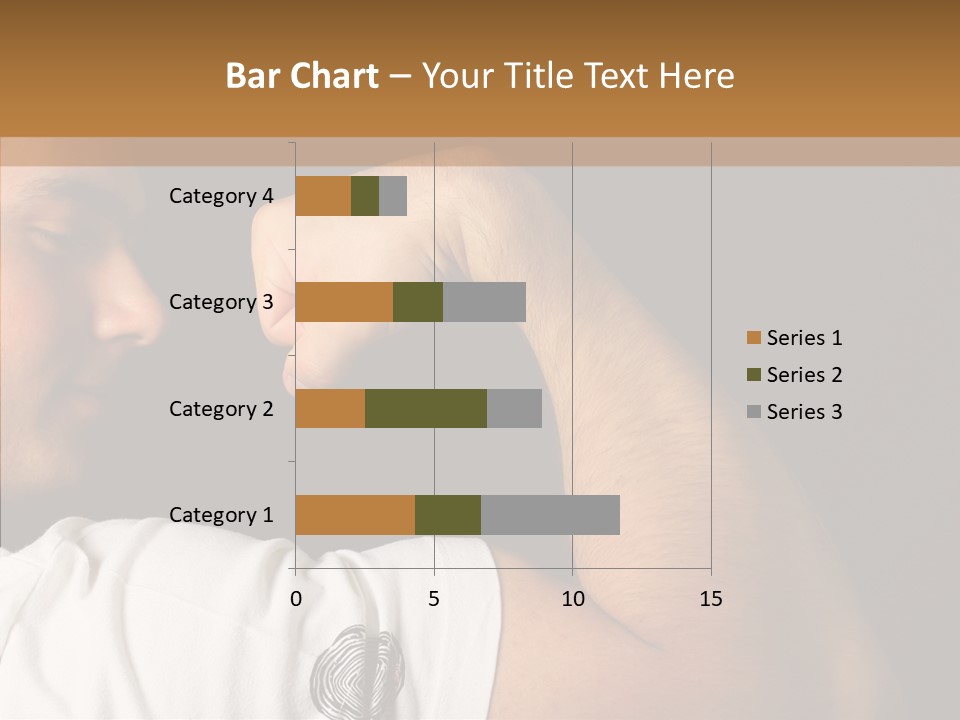 Strong Boxing Male PowerPoint Template