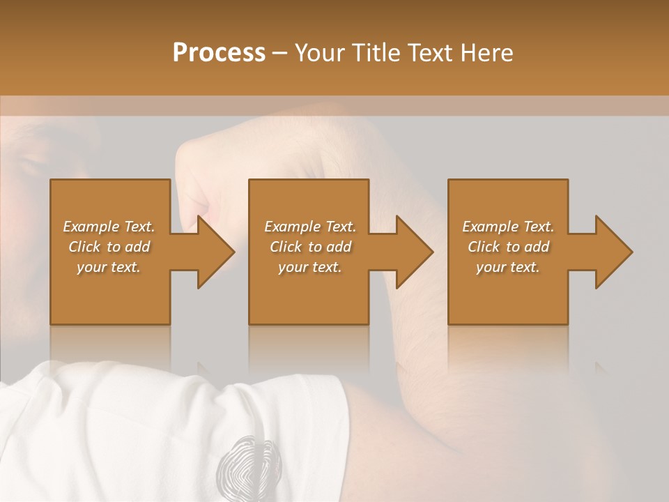Strong Boxing Male PowerPoint Template