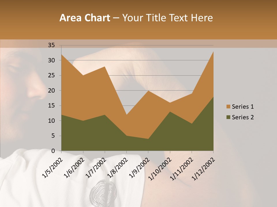 Strong Boxing Male PowerPoint Template