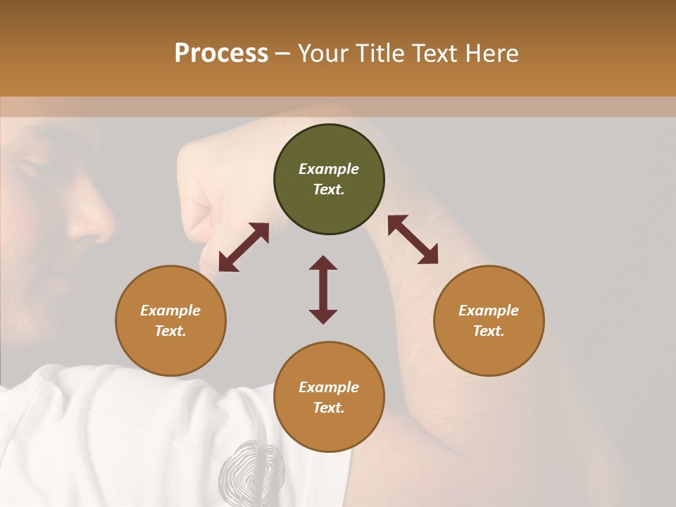 Strong Boxing Male PowerPoint Template