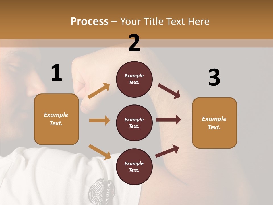 Strong Boxing Male PowerPoint Template