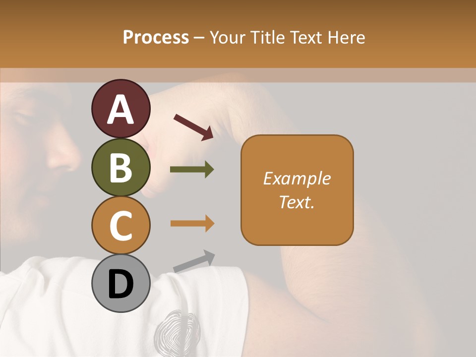 Strong Boxing Male PowerPoint Template