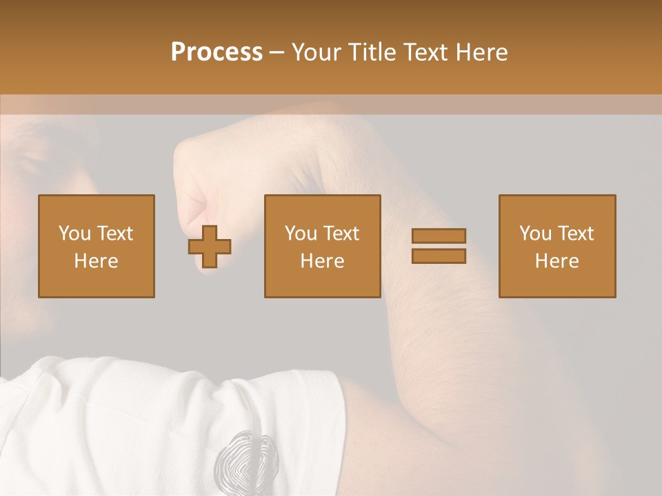 Strong Boxing Male PowerPoint Template