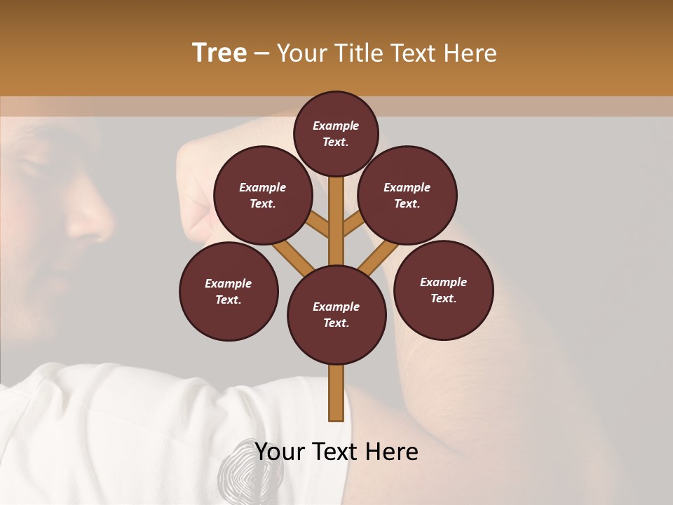 Strong Boxing Male PowerPoint Template