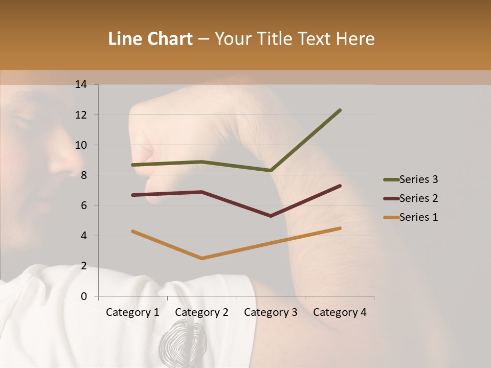 Strong Boxing Male PowerPoint Template