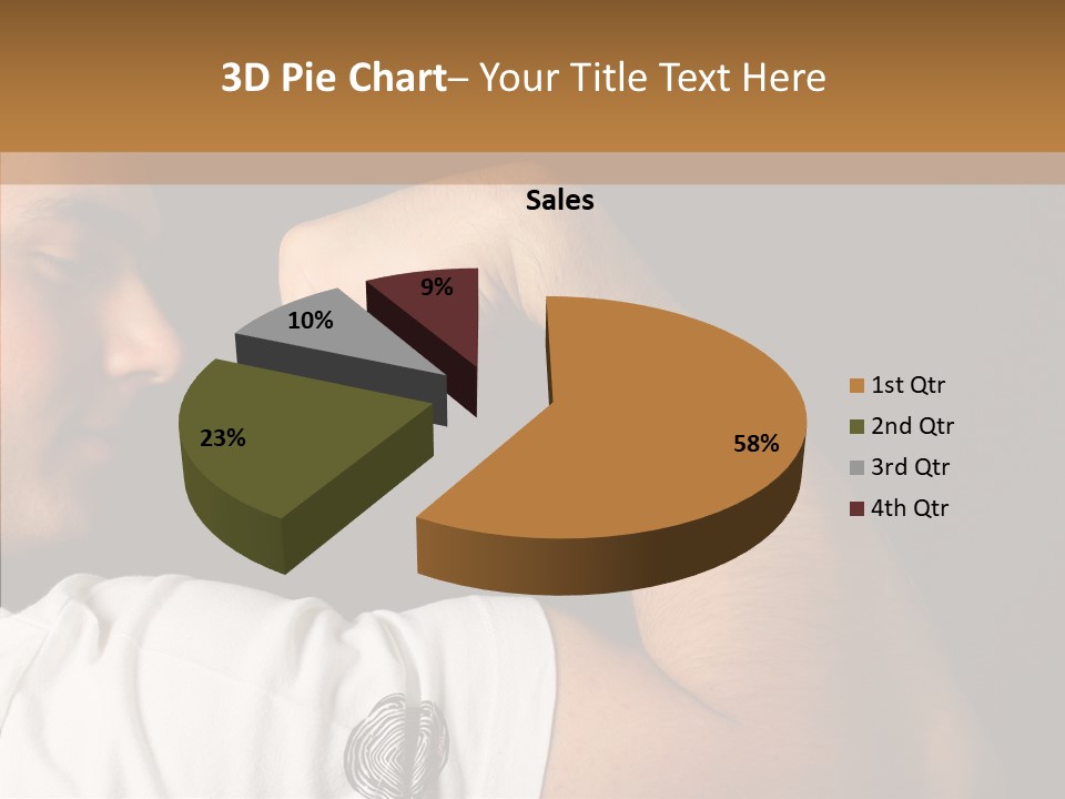 Strong Boxing Male PowerPoint Template