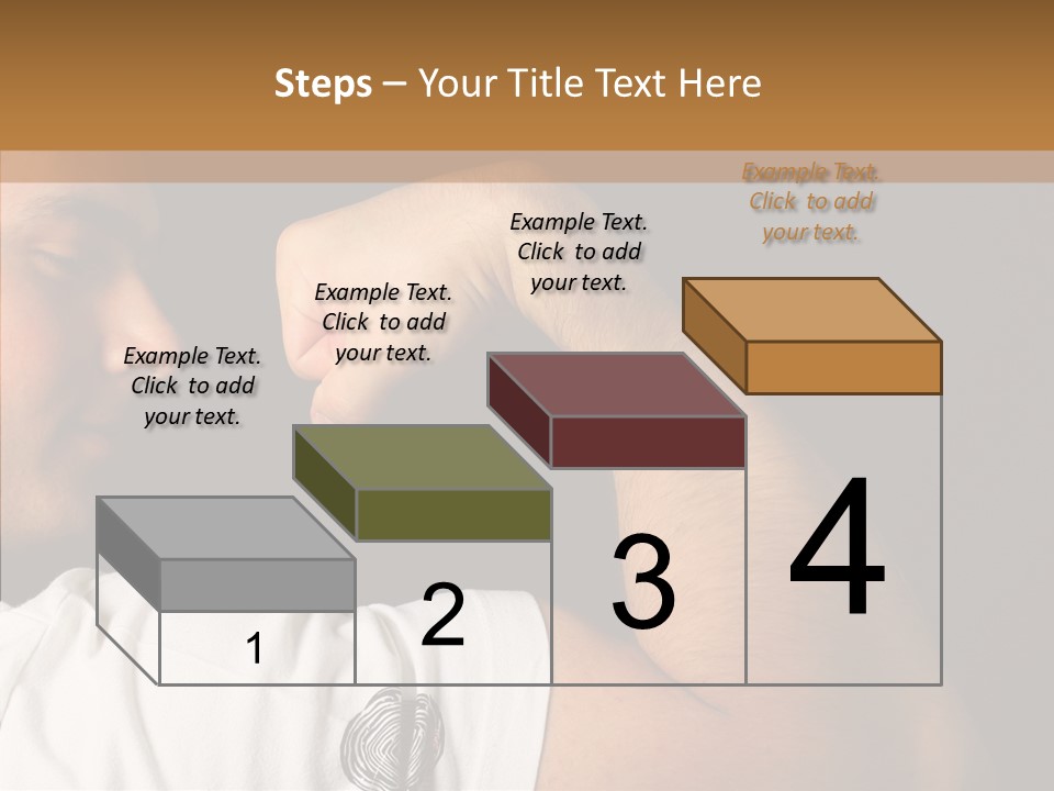 Strong Boxing Male PowerPoint Template