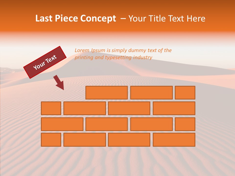Sunny Adventure Sand PowerPoint Template