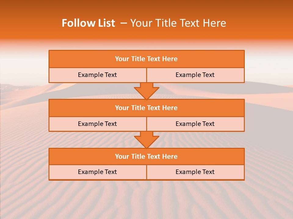 Sunny Adventure Sand PowerPoint Template
