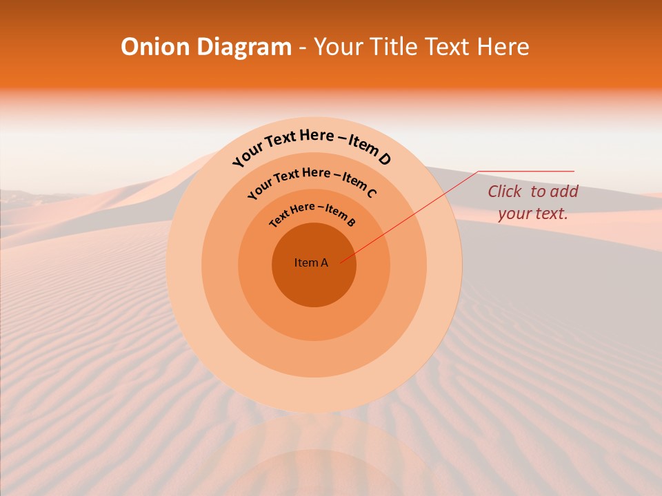 Sunny Adventure Sand PowerPoint Template