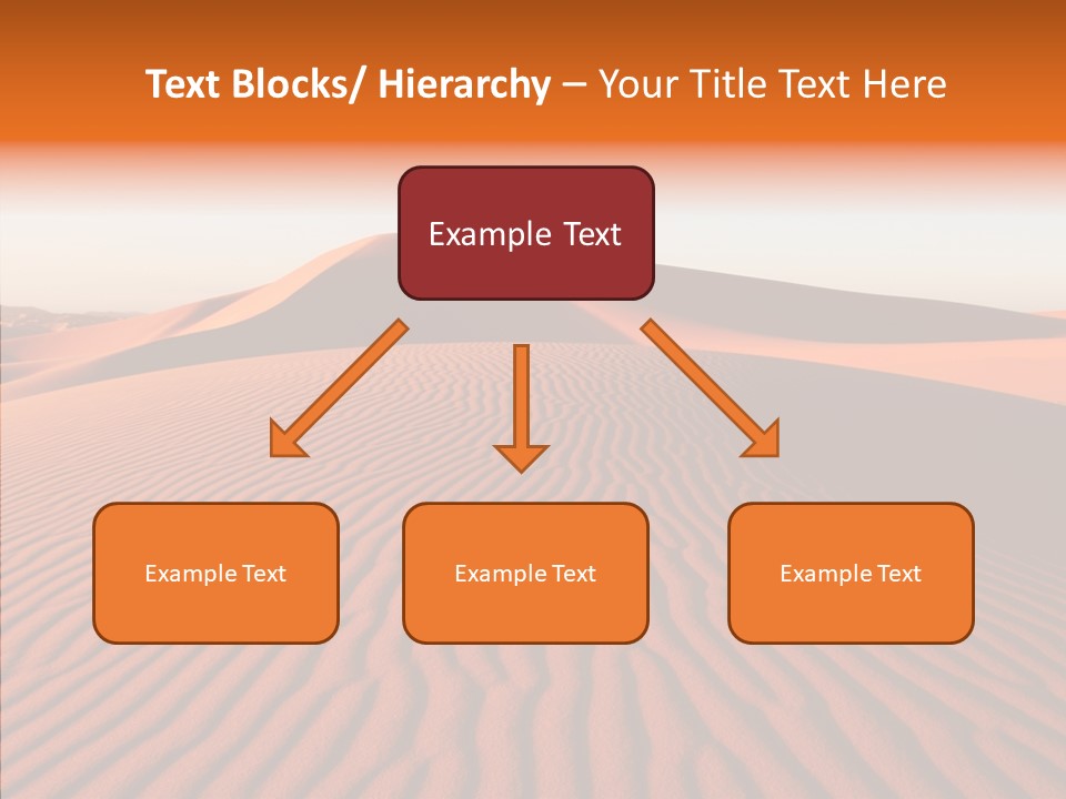 Sunny Adventure Sand PowerPoint Template