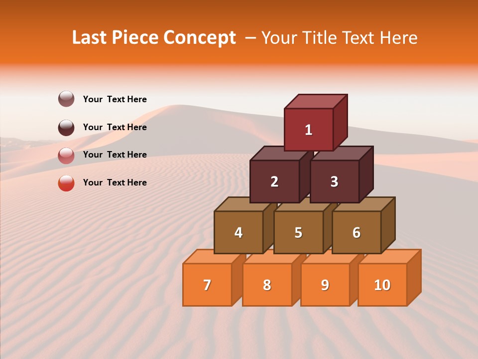 Sunny Adventure Sand PowerPoint Template