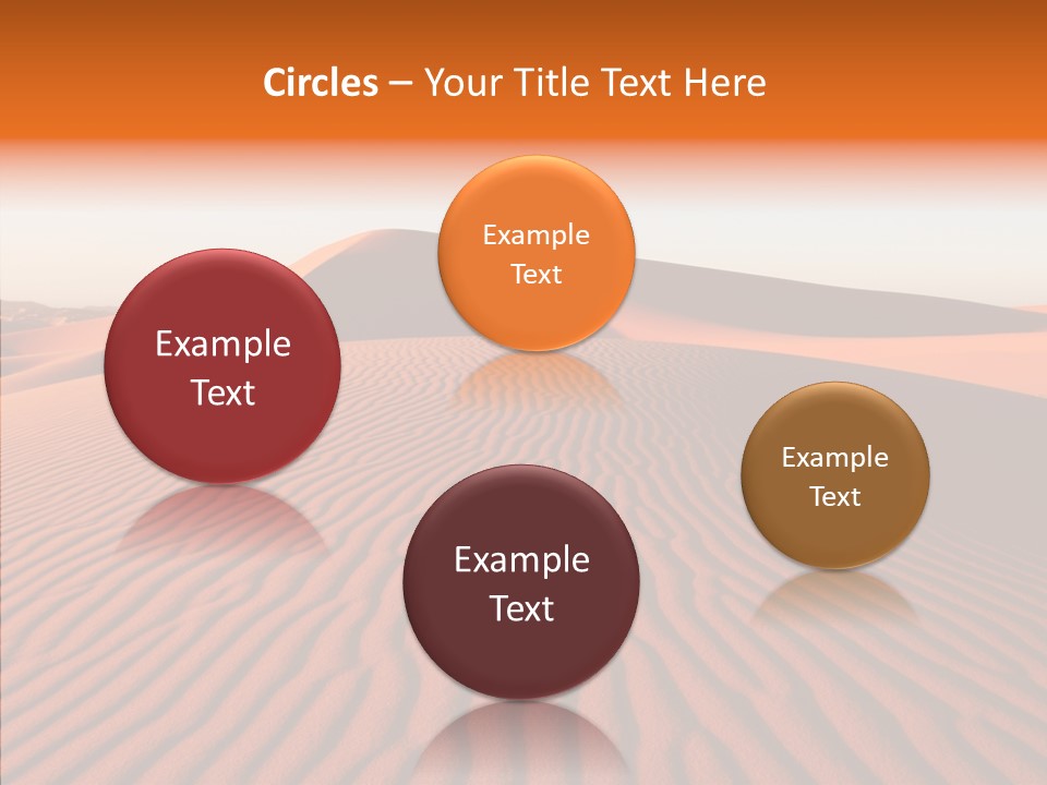 Sunny Adventure Sand PowerPoint Template