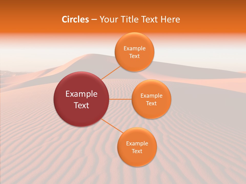 Sunny Adventure Sand PowerPoint Template