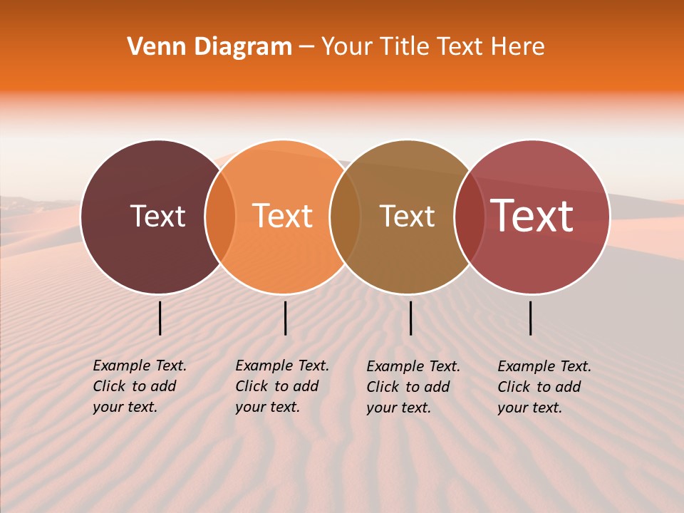 Sunny Adventure Sand PowerPoint Template