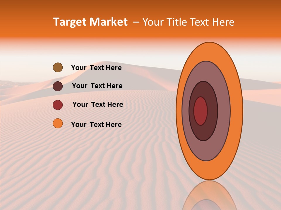 Sunny Adventure Sand PowerPoint Template