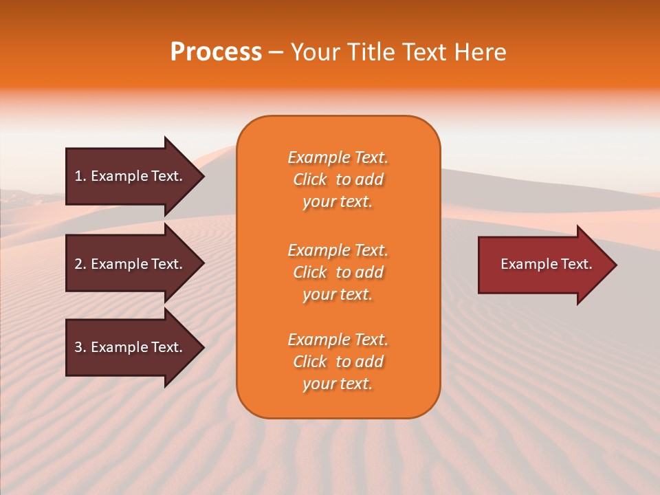 Sunny Adventure Sand PowerPoint Template