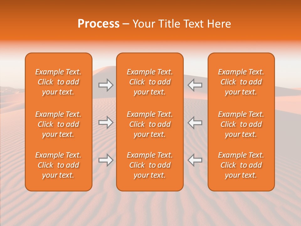 Sunny Adventure Sand PowerPoint Template