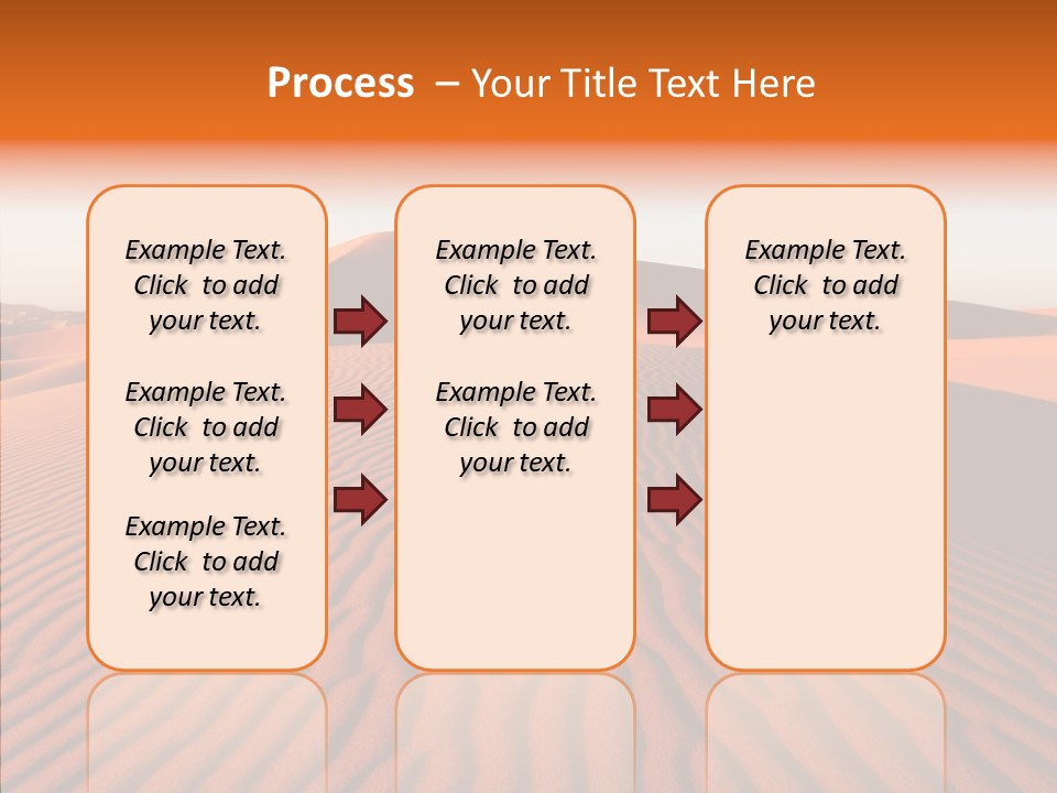 Sunny Adventure Sand PowerPoint Template