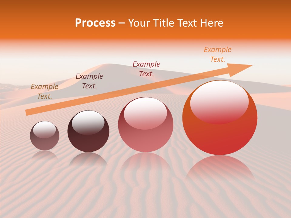 Sunny Adventure Sand PowerPoint Template