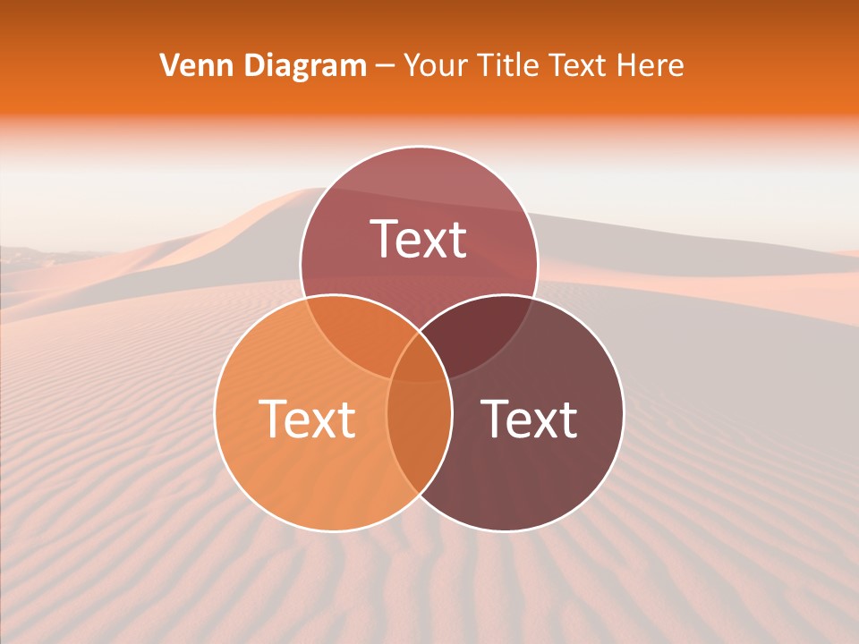 Sunny Adventure Sand PowerPoint Template