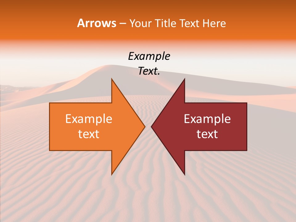 Sunny Adventure Sand PowerPoint Template