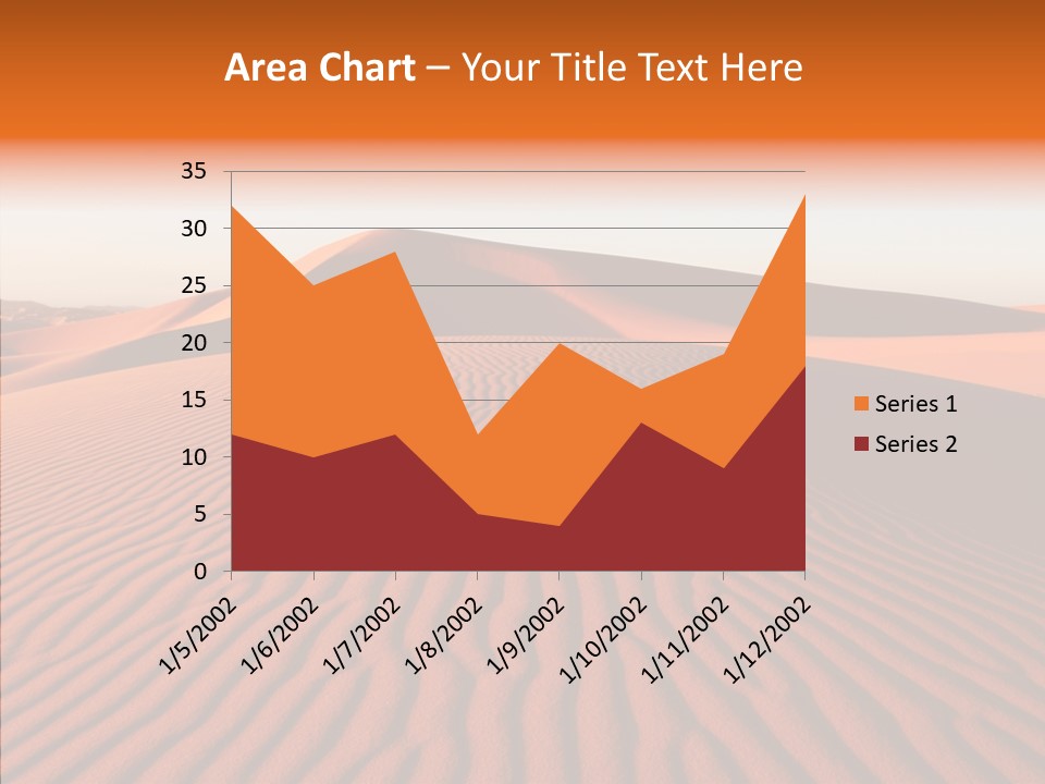 Sunny Adventure Sand PowerPoint Template