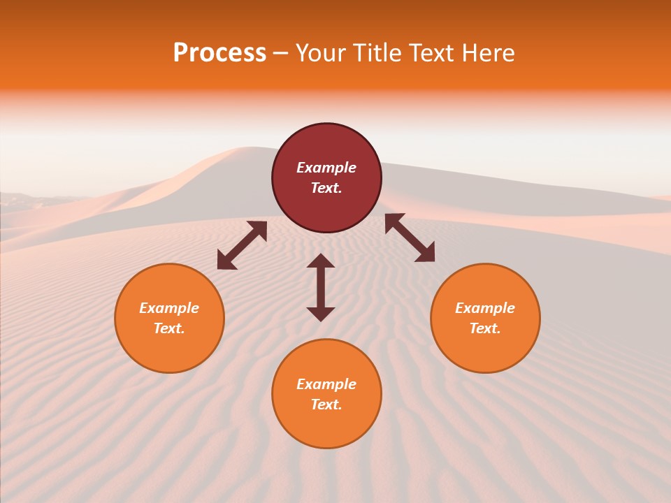 Sunny Adventure Sand PowerPoint Template