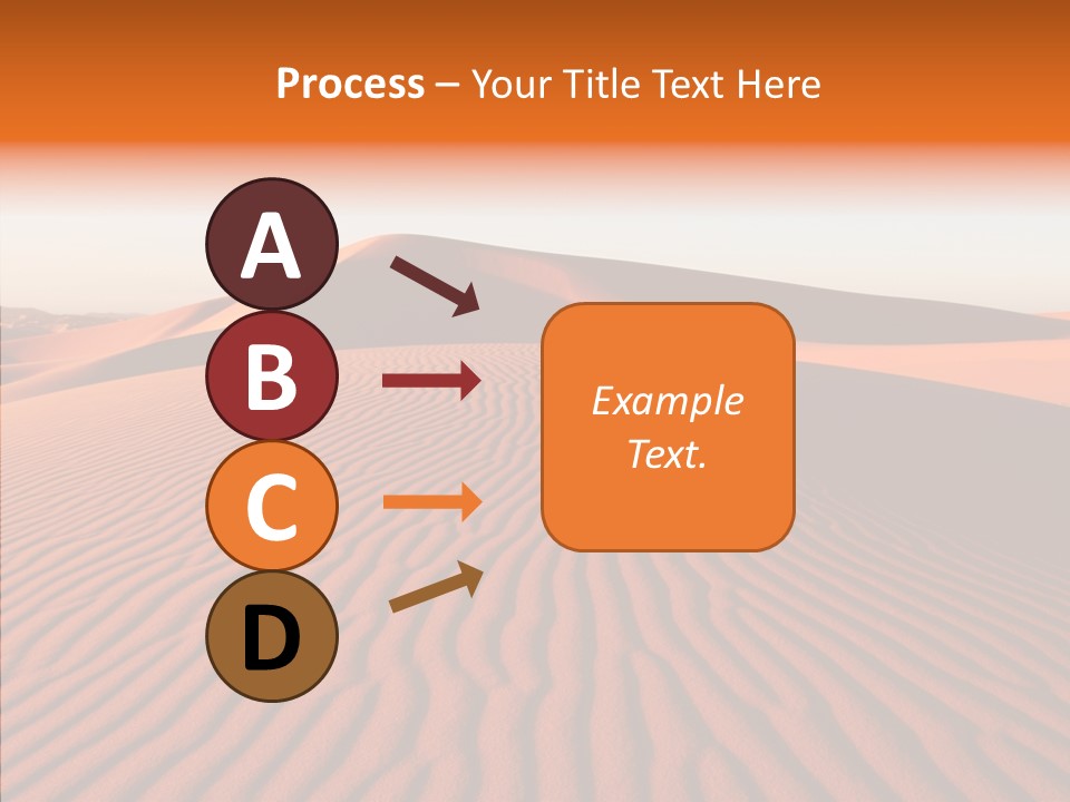 Sunny Adventure Sand PowerPoint Template
