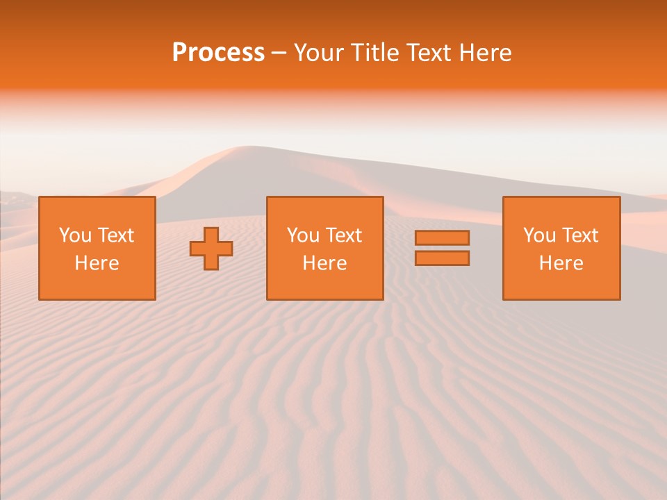 Sunny Adventure Sand PowerPoint Template