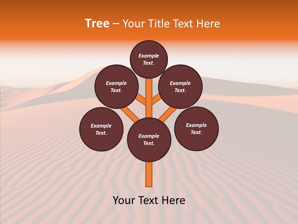 Sunny Adventure Sand PowerPoint Template