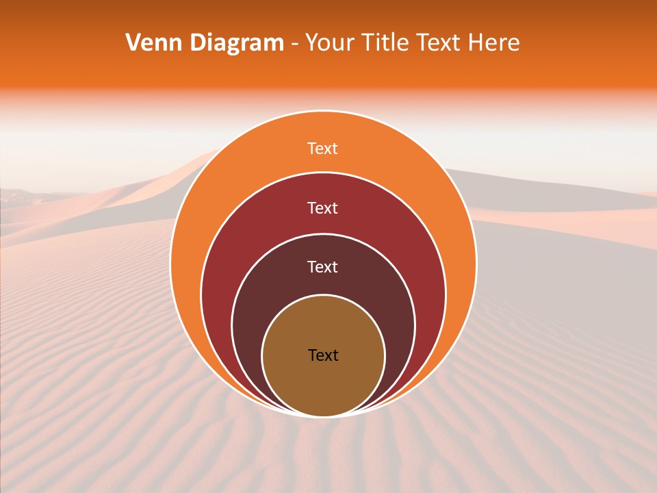 Sunny Adventure Sand PowerPoint Template