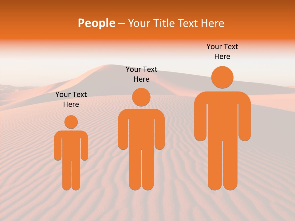 Sunny Adventure Sand PowerPoint Template