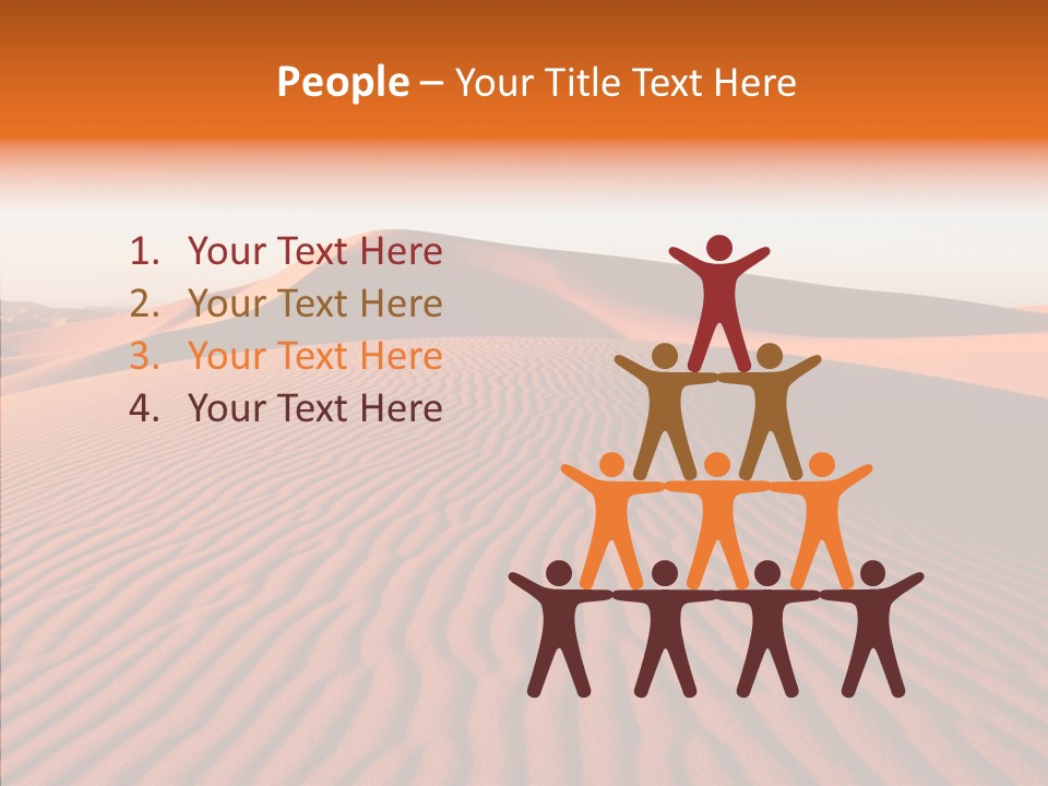 Sunny Adventure Sand PowerPoint Template