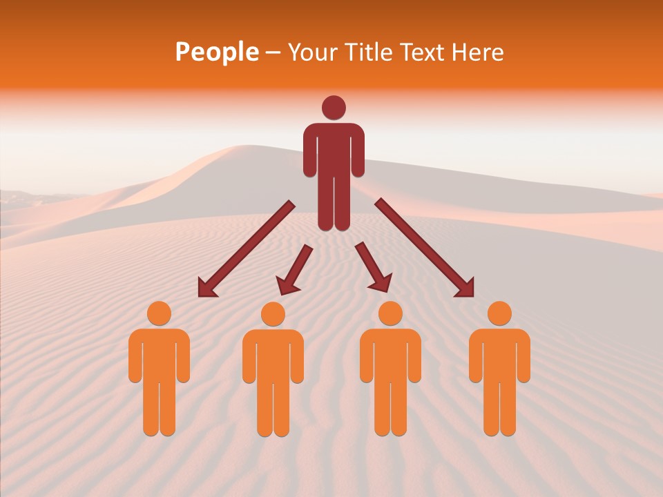 Sunny Adventure Sand PowerPoint Template