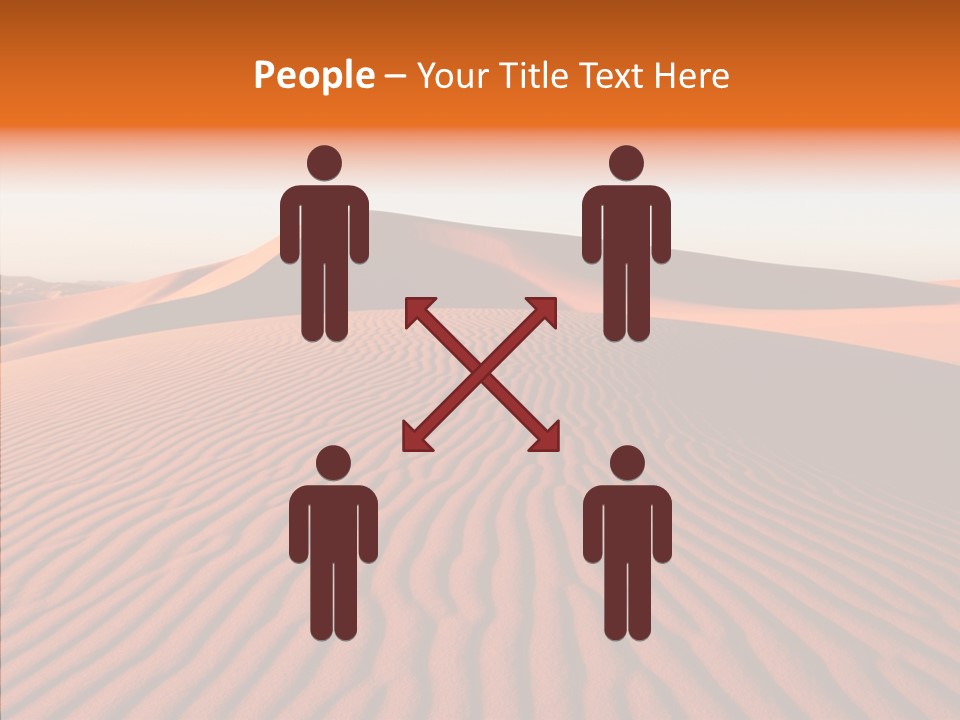 Sunny Adventure Sand PowerPoint Template