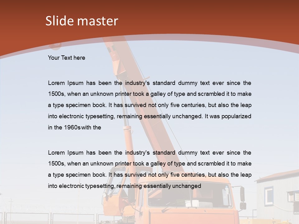 Swinging Lifter Outreach PowerPoint Template