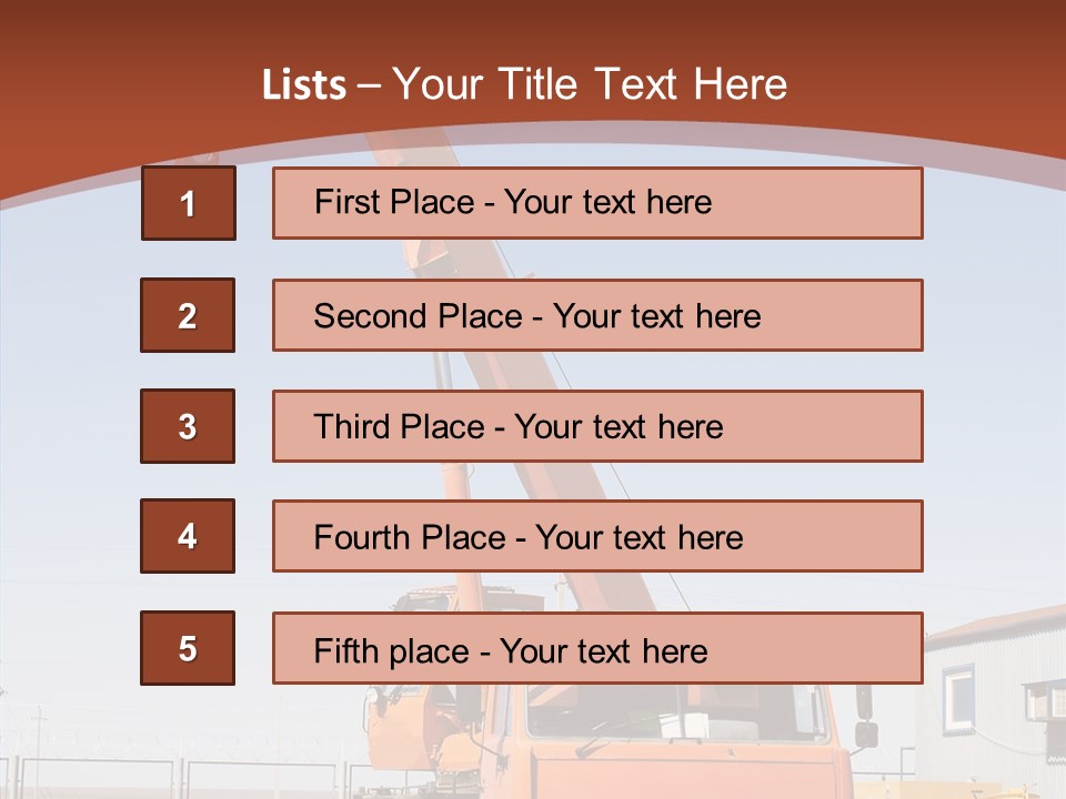 Swinging Lifter Outreach PowerPoint Template