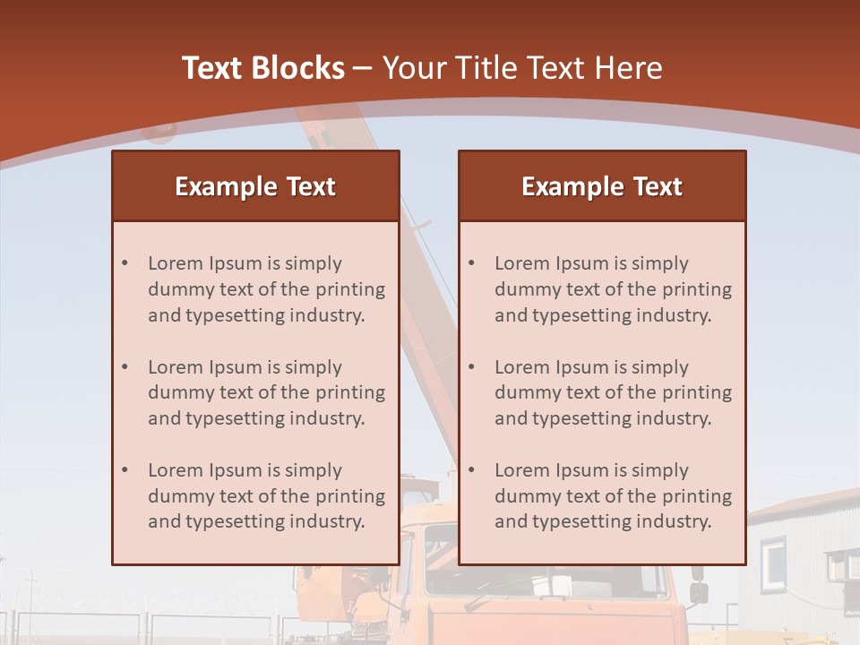 Swinging Lifter Outreach PowerPoint Template