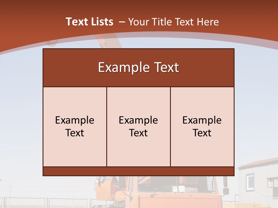 Swinging Lifter Outreach PowerPoint Template