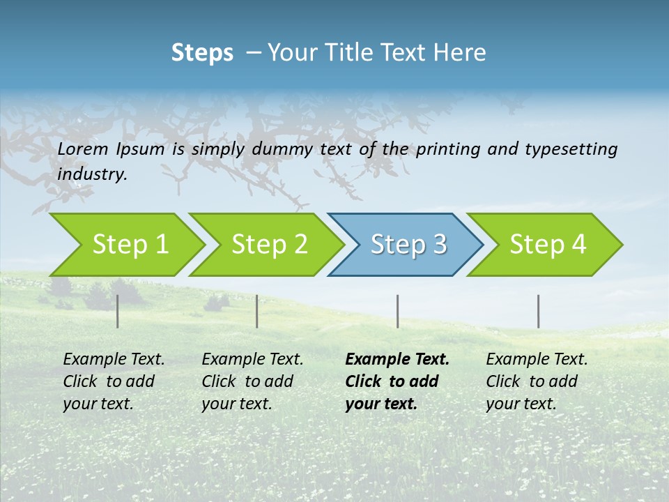 Landscape Vista Beautiful PowerPoint Template