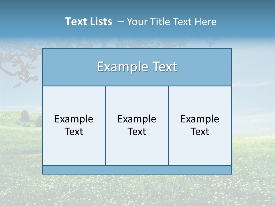 Landscape Vista Beautiful PowerPoint Template