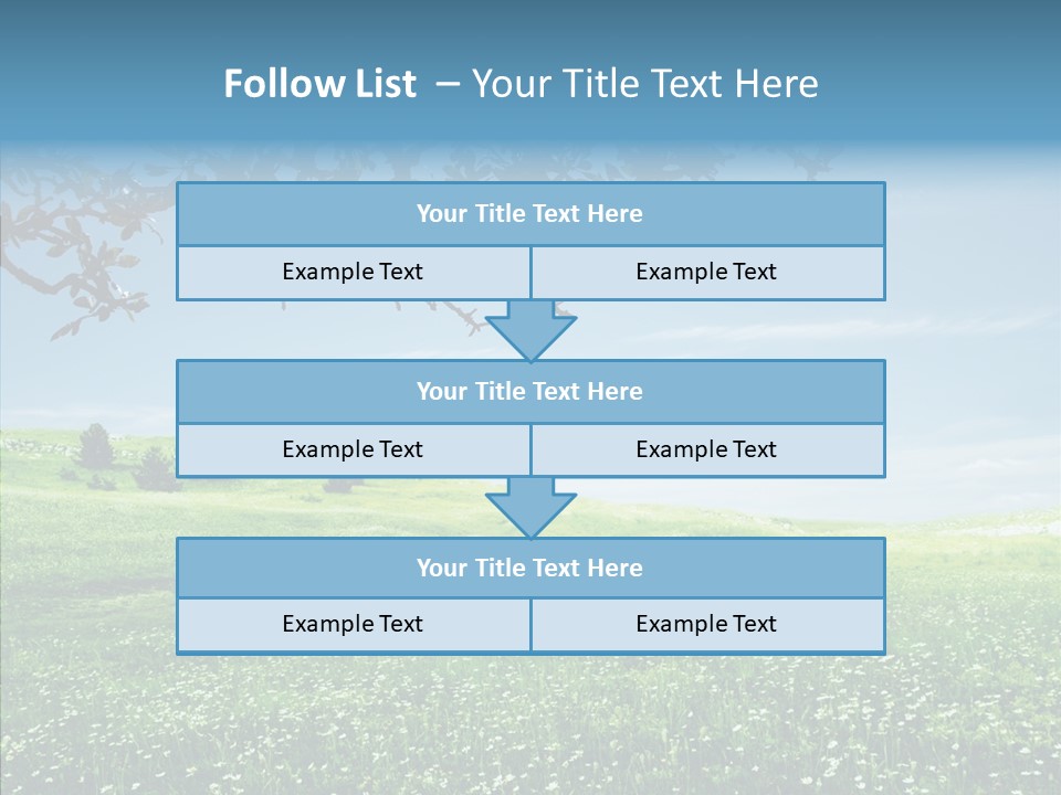 Landscape Vista Beautiful PowerPoint Template