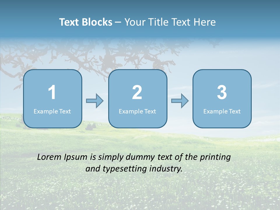 Landscape Vista Beautiful PowerPoint Template