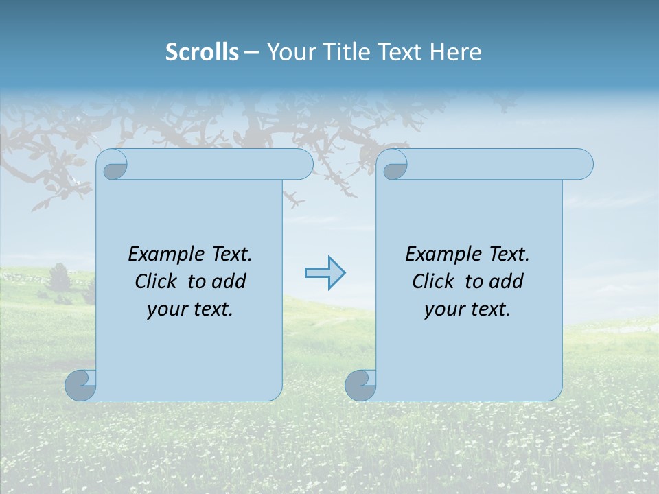 Landscape Vista Beautiful PowerPoint Template