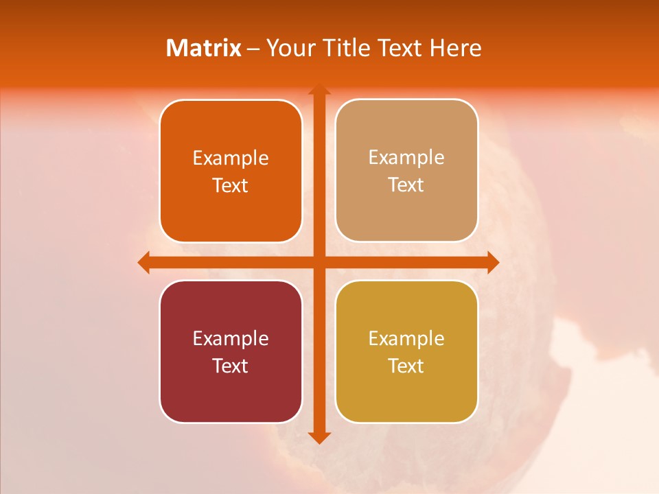 Tasty Edible Isolated PowerPoint Template