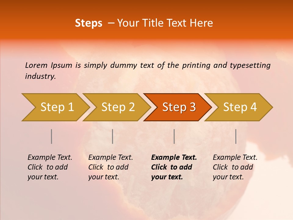 Tasty Edible Isolated PowerPoint Template