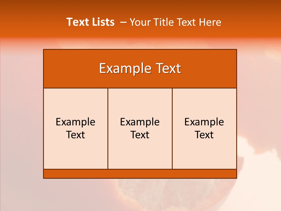 Tasty Edible Isolated PowerPoint Template